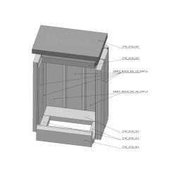 Šamotová komora komplet KV HEAT 2G 42.50.01 